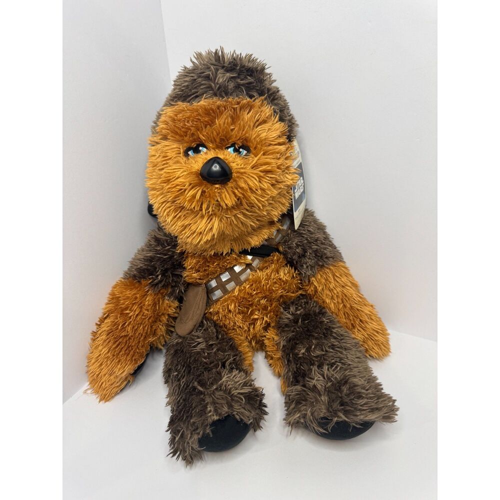 NWT BAB Build A Bear Star Wars Chewbacca Stuffed Plush Toy 22" Wookiee No Sound